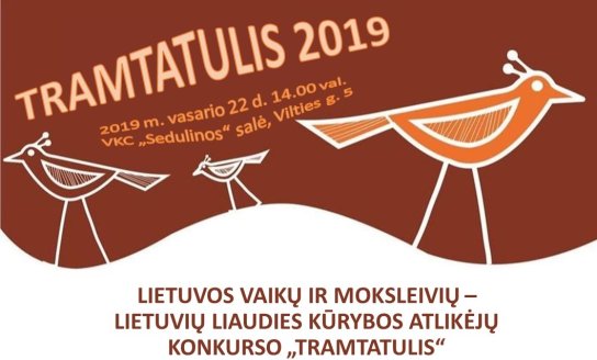 Organizuojamas Lietuvos vaikų ir moksleivių – lietuvių liaudies kūrybos atlikėjų – konkurso...