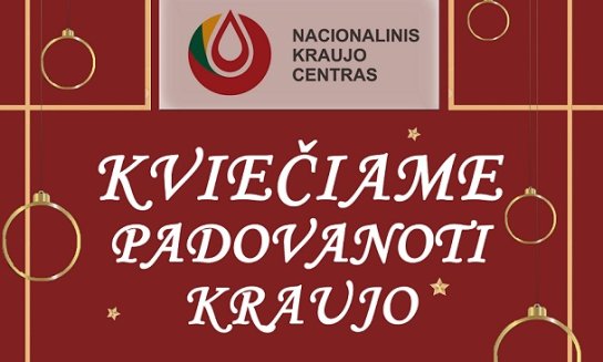 Tapk kraujo donoru!