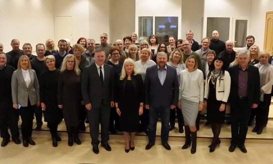 Visagine lankėsi Šiaulių rajono savivaldybės delegacija