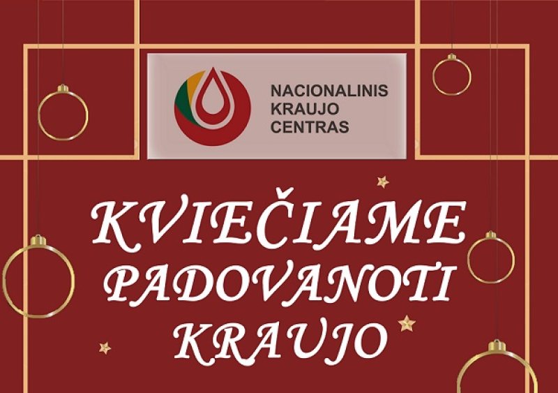 Tapk kraujo donoru!