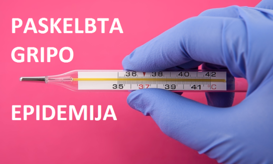 Dėmesio! Visagino savivaldybėje paskelbta gripo epidemija