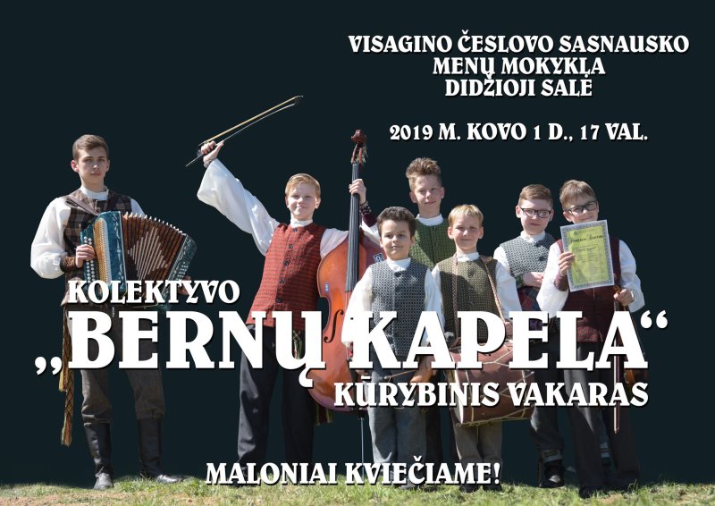 Kviečiame į kūrybinį vakarą!