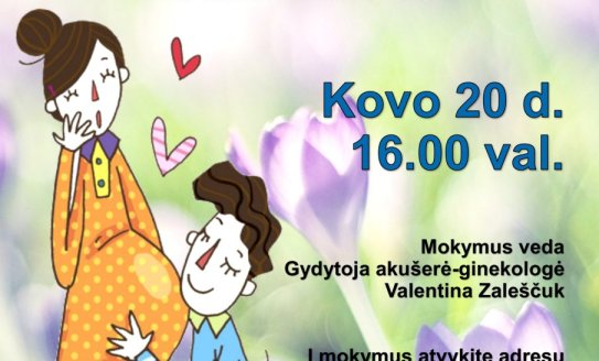Mokymai mamoms ir tėčiams, laukiantiems kūdikio