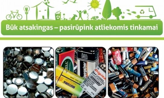 Būk atsakingas – pasirūpink atliekomis tinkamai!