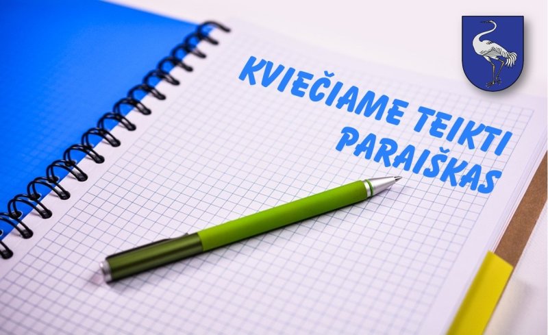 Kviečiame teikti paraiškas!
