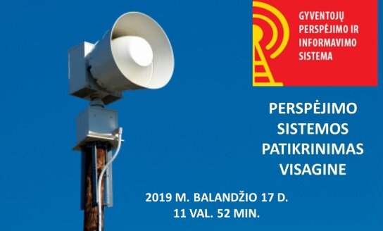 Visagine vėl kauks sirenos