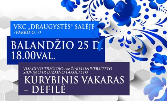 Kviečiame į kūrybinį vakarą-defilę