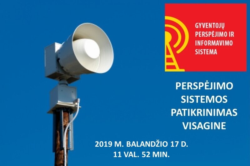 Visagine vėl kauks sirenos