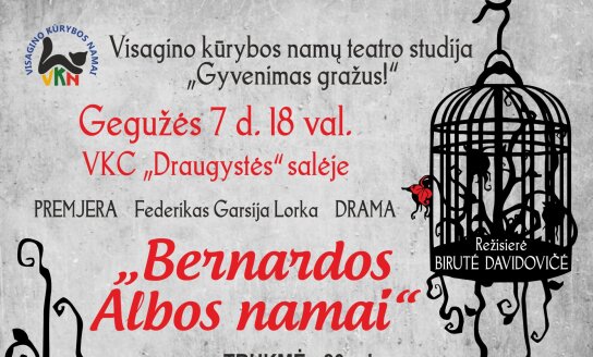 Kviečiame į spektaklį „Bernardos Albos namai“