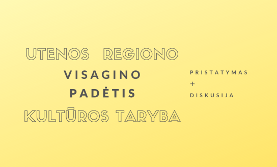 Kviečiame į Lietuvos kultūros tarybos Tolygios kultūrinės raidos programos pristatymą