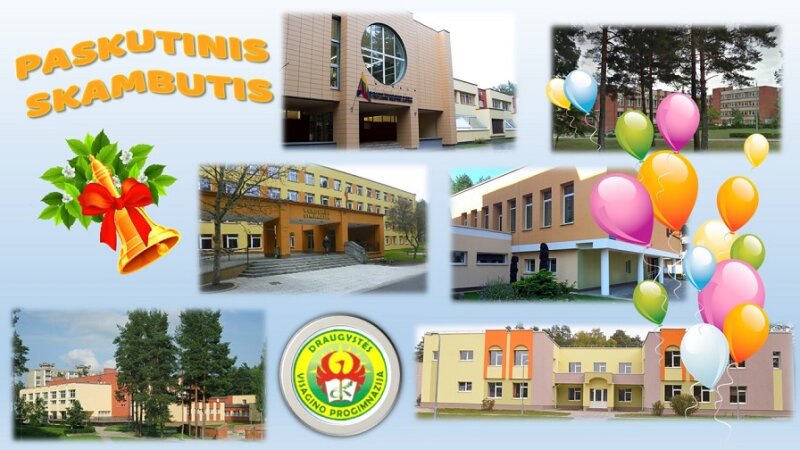 Paskutinio skambučio šventės Visagino ugdymo įstaigose