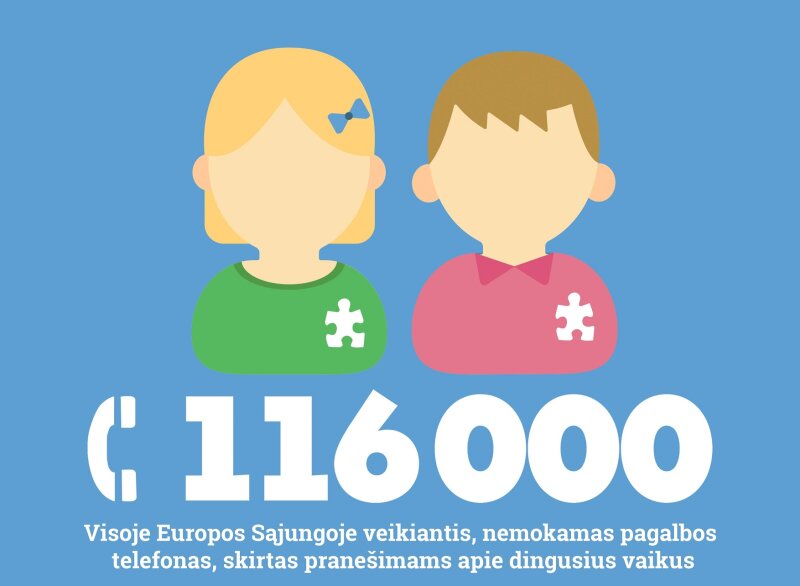 Gegužės 25-oji – Tarptautinė be žinios dingusių vaikų diena