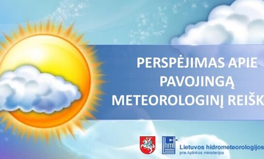 Perspėjimas apie pavojingą meteorologinį reiškinį– gaisringumą