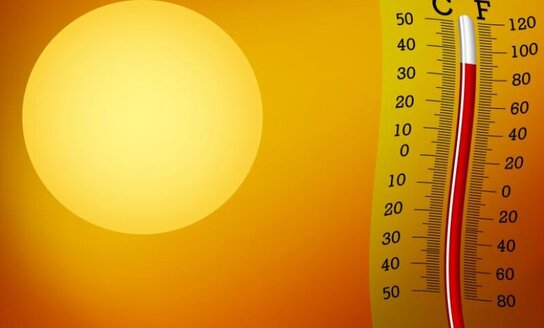 Perspėjimas apie pavojingą meteorologinį reiškinį– karštį