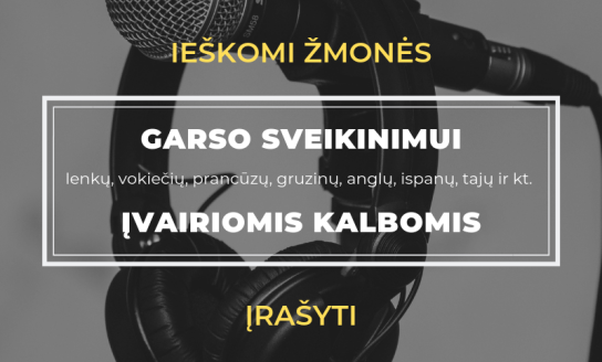 Ieškome žmonių trumpam audio sveikinimui Visagino gimtadienio proga įrašyti!