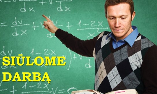 Visagino „Verdenės“ gimnazija skelbia konkursą matematikos mokytojo pareigoms eiti