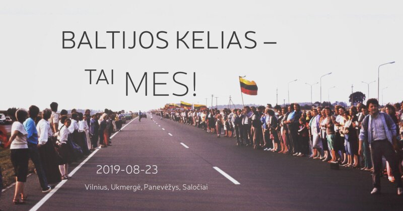 Kviečiame prisijungti prie Baltijos kelio 30-mečio ir Naujojo baltijos kelio atgimimo!