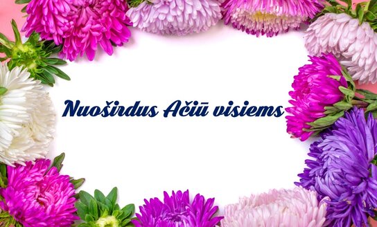NUOŠIRDUS AČIŪ VISIEMS