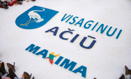 Visagine – „Maximos" „Ačiū" miestui ir įspūdingos lauktuvės