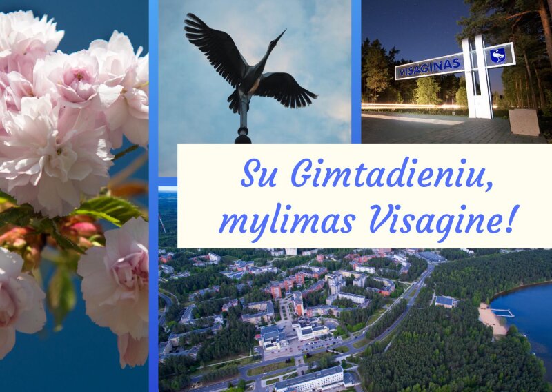 Su Gimtadieniu, mylimas Visagine!