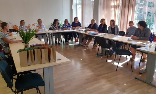 Tarptautinio projekto „Sveikas gyvenimas – pirmieji žingsniai ties laimingos ateities“ partnerių...