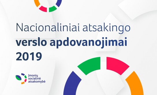 Nacionalinių atsakingo verslo apdovanojimų konkursas: kviečiame įmones dalyvauti