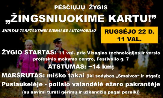 Žingsniuokime kartu!