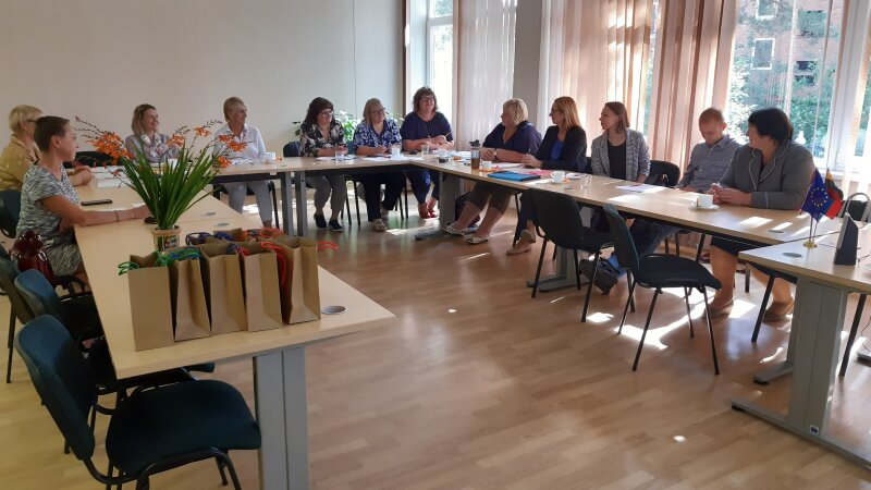 Tarptautinio projekto „Sveikas gyvenimas – pirmieji žingsniai ties laimingos ateities“ partnerių...
