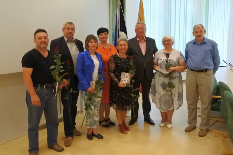 Seniūnaičiams iškilmingai įteikti pažymėjimai