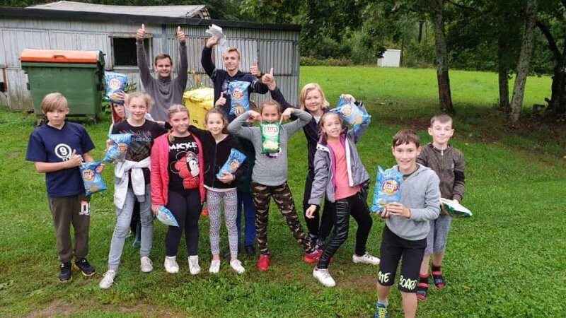Vaikų dienos centro vaikų vasaros stovykla „Su gervele už rankos“
