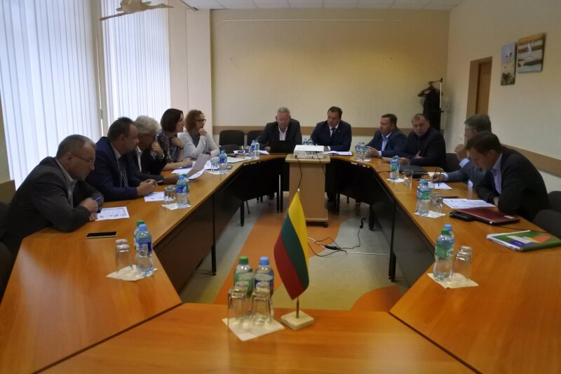Visagine posėdžiavo URPT darbo grupė