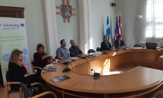 Rezeknėje įvyko projekto „Transformacija iš apleistų erdvių į išpuoselėtas“ (Trans-form Nr....