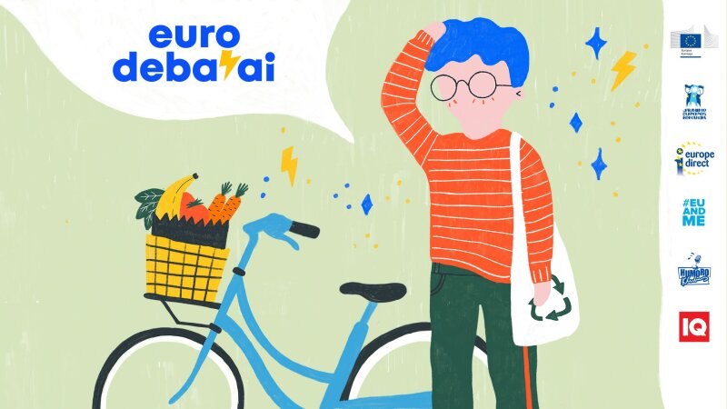 Prisijunk prie debatuotojų arba žiūrovų Eurodebatuose „Aš – žalias*! Mada ar būtinybė?“