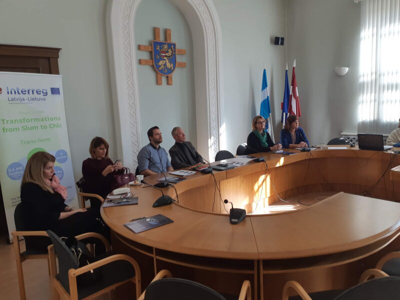 Rezeknėje įvyko projekto „Transformacija iš apleistų erdvių į išpuoselėtas“ (Trans-form Nr....