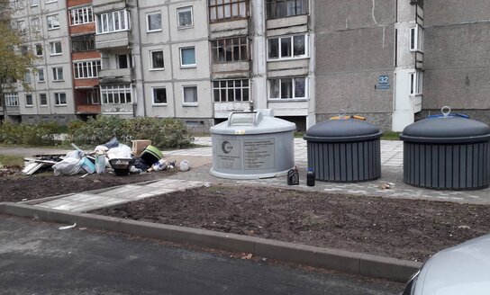 Nauji konteineriai nesukuria tvarkingesnės aplinkos Visagine
