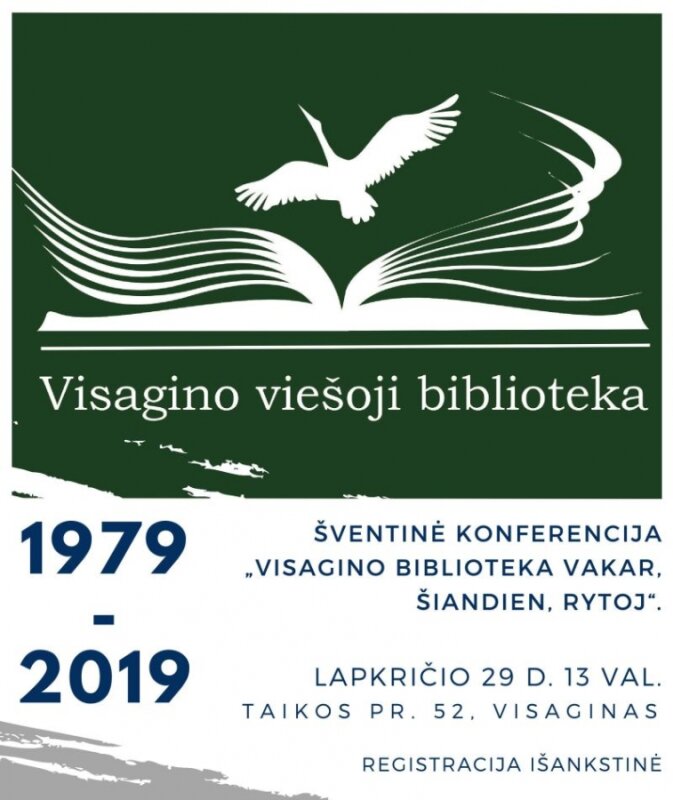 Šventinė konferencija „Visagino biblioteka vakar, šiandien, rytoj“