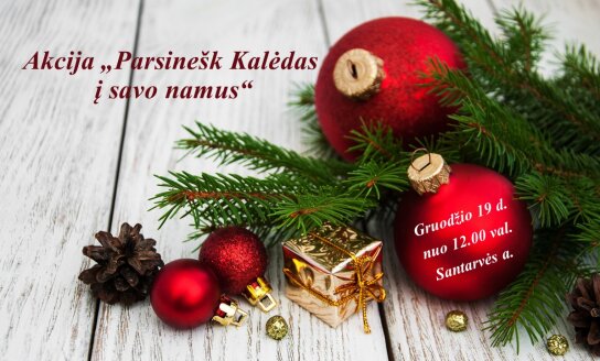 Parsinešk Kalėdas į savo namus