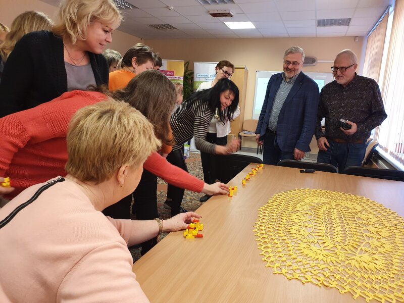 Visagino ikimokyklinio ugdymo specialistams pristatyta lego ugdymo akademija