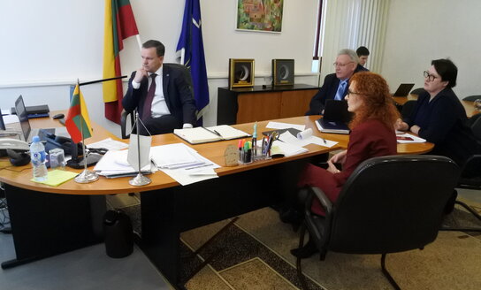 Telekonferencija su švietimo ir neformaliojo ugdymo įstaigų vadovais