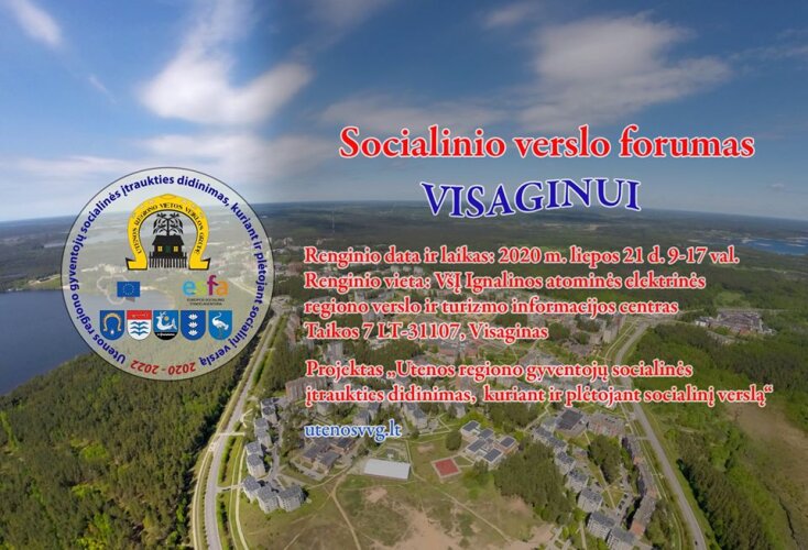 Paveikslelis, susijęs su Socialinio verslo forumas Visaginui 