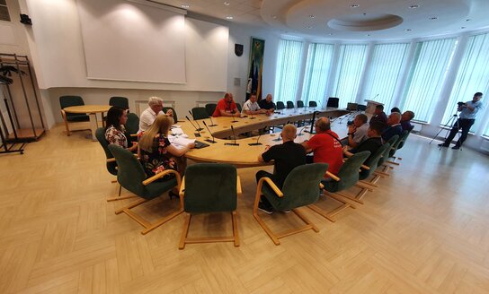 Susitikimas su Visagino futbolo bendruomenės atstovais 
