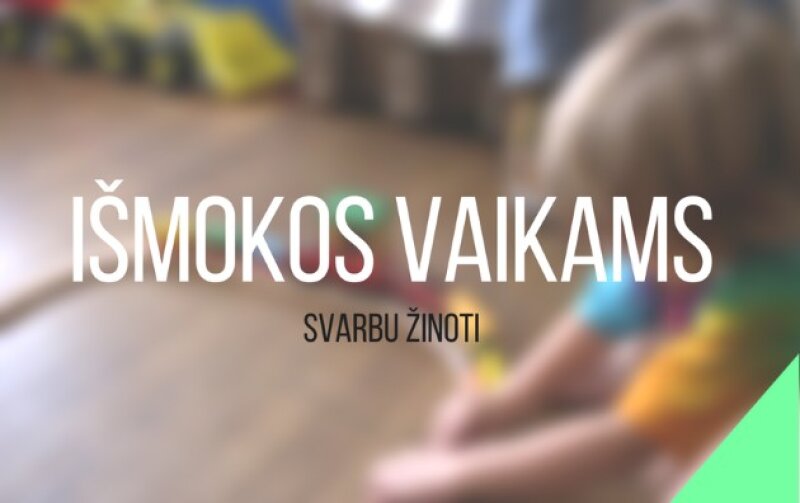 Paskirstytos vienkartinės išmokos vaikams, skirtos COVID-19 pandemijos padariniams mažinti