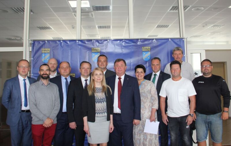 Visagino delegacijos vizitas į Elektrėnus