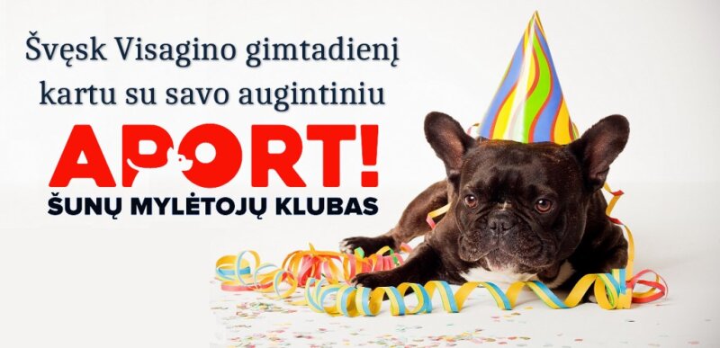 Švęskite Visaginą kartu su savo augintiniu!