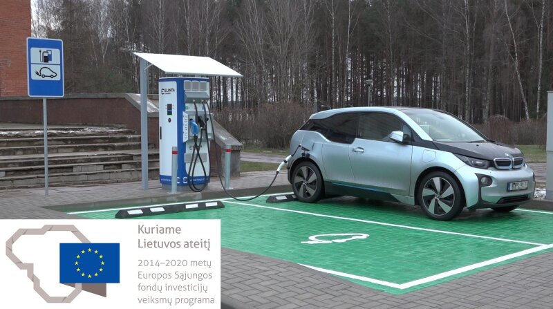 Elektromobilių įkrovimo prieigų tinklo kūrimas Visagino mieste