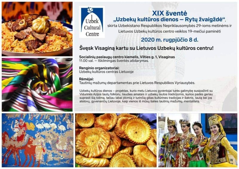 Švęsk Visaginą kartu su Lietuvos Uzbekų kultūros centru