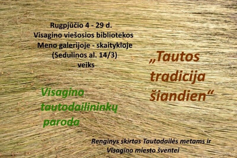 Paroda „Tautos tradicija šiandien“