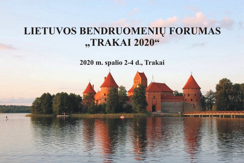 Kvietimas dalyvauti Lietuvos bendruomenių forume „Trakai 2020“