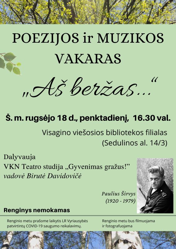 Poeto P. Širvio 100-mečiui: pažįstamas, bet kasmet naujai atrandamas