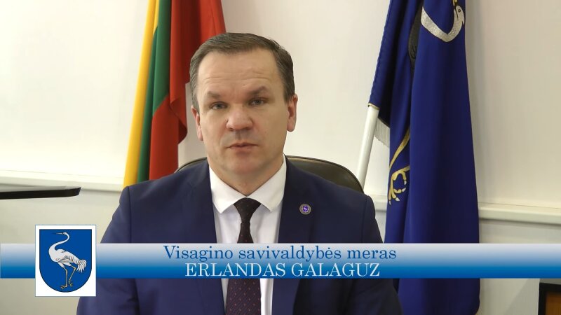 Meras Erlandas Galaguz atsako į visaginiečių klausimus